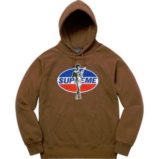 シュプリーム(Supreme)の茶 S シュプリーム ヒステリックグラマー パーカー ブラウン 新品 17AW(パーカー)