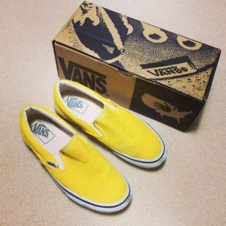 ヴァンズ(VANS)のスリッポン☆イエロー(スニーカー)