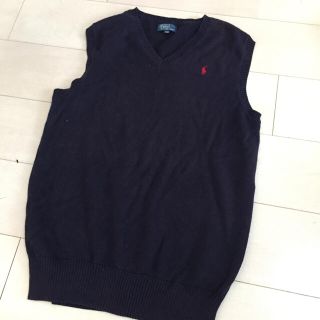 ラルフローレン(Ralph Lauren)のラルフローレン Vネックコットンベスト 170cm (ベスト/ジレ)