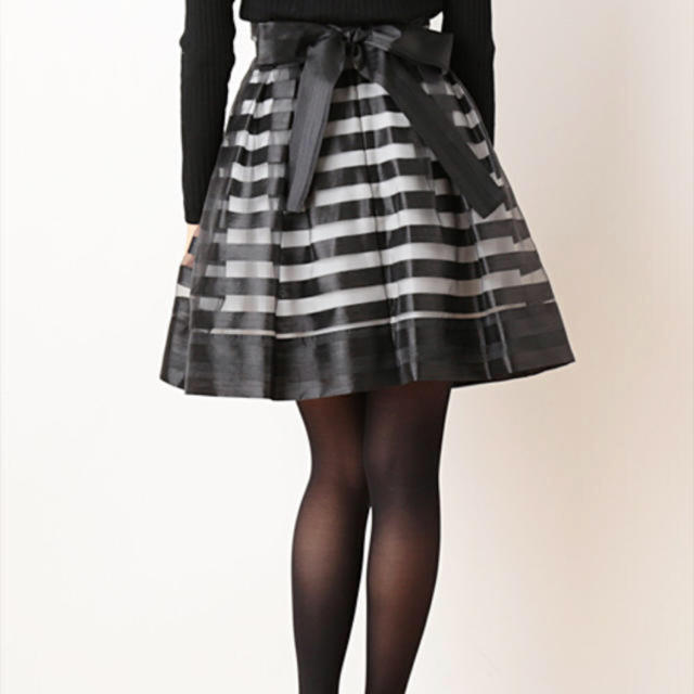 FRAY I.D(フレイアイディー)のフレイアイディー スカート ボーダー レディースのスカート(ひざ丈スカート)の商品写真
