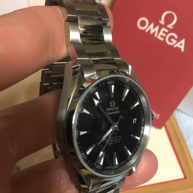 OMEGA(オメガ)のオぶんぶん様 専用オメガ シーマスターアクアテラ OMEGA SEAMASTER メンズの時計(金属ベルト)の商品写真