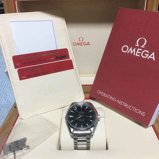 OMEGA(オメガ)のオぶんぶん様 専用オメガ シーマスターアクアテラ OMEGA SEAMASTER メンズの時計(金属ベルト)の商品写真