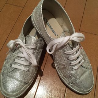 スペルガ(SUPERGA)のSUPERGA シルバースニーカー(スニーカー)