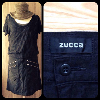 ズッカ(ZUCCa)の【美品】ZUCCaの膝丈スカート(ひざ丈スカート)