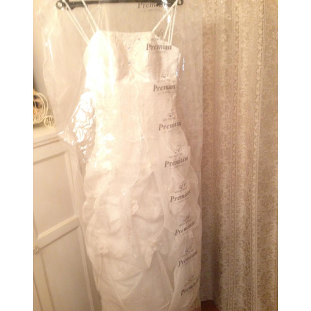❇︎美品❇︎ウェディングドレス　白　Aライン　クリーニング済 レディースのフォーマル/ドレス(ウェディングドレス)の商品写真