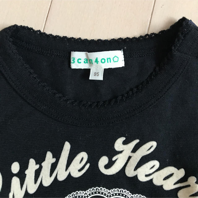 3can4on(サンカンシオン)の試着のみ サンカンシオン 長袖Tシャツ キッズ/ベビー/マタニティのキッズ服女の子用(90cm~)(Tシャツ/カットソー)の商品写真