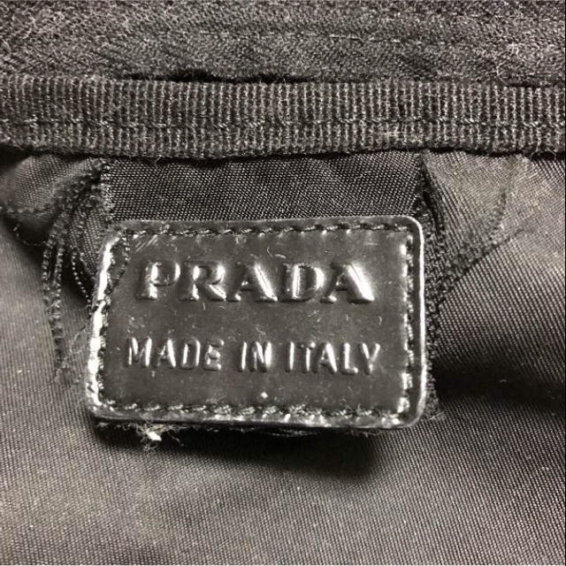 PRADA(プラダ)のPRADA化粧ポーチ 黒 レディースのファッション小物(ポーチ)の商品写真