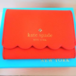 ケイトスペードニューヨーク(kate spade new york)のkate spade♠︎キーリング付きパスケース再お値下げ(名刺入れ/定期入れ)