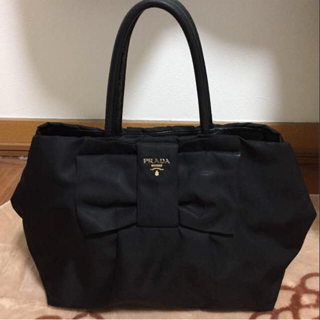 PRADA - プラダ リボントートバッグの通販 by メイ's shop｜プラダならラクマ