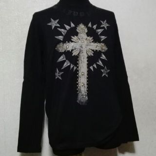 ﾌｨﾘｯﾌﾟﾌﾟﾚｲﾝPHILIPPPLEIN 長袖TｼｬﾂL黒(Tシャツ/カットソー(七分/長袖))