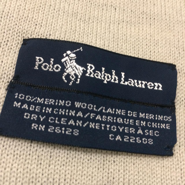 POLO RALPH LAUREN(ポロラルフローレン)のリバーシブル   ポロマフラー メンズのファッション小物(マフラー)の商品写真