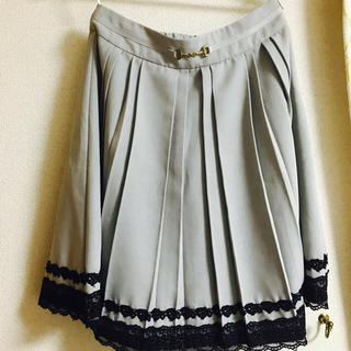 ☺︎イノハリ。様専用☺︎ 裾ライン プリーツスカート Mサイズ(ひざ丈スカート)