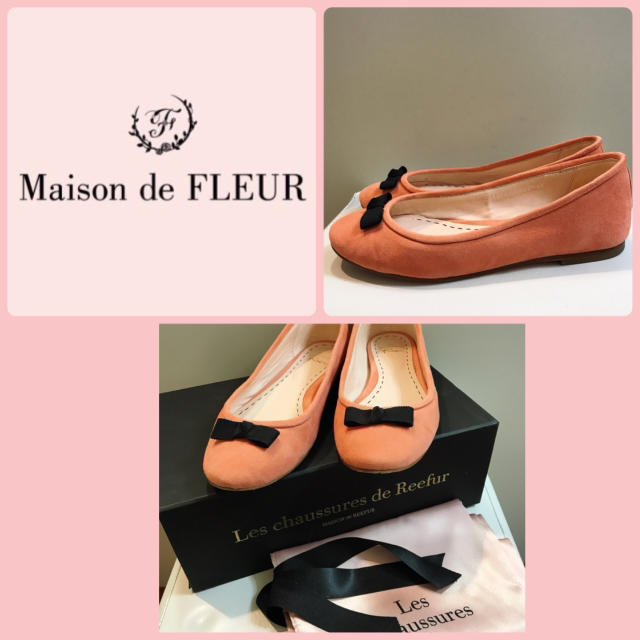 Maison de FLEUR(メゾンドフルール)の専用ページです♡定価2.2万♡メゾンドフルール♡コーラルピンクパンプス♡ レディースの靴/シューズ(ハイヒール/パンプス)の商品写真