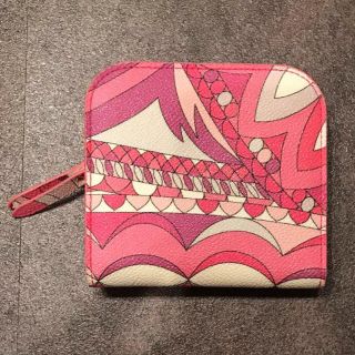 エミリオプッチ(EMILIO PUCCI)のエミリオプッチ コインケース ピンク 美品(コインケース)