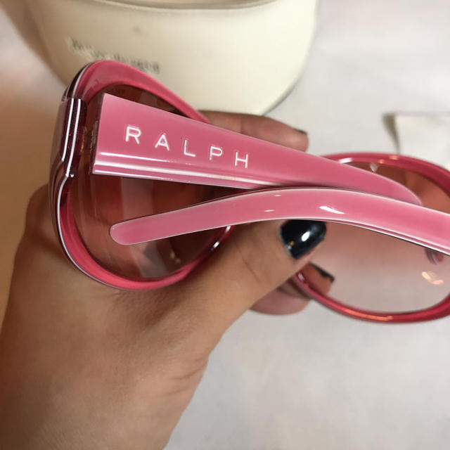 Ralph Lauren(ラルフローレン)のラルフローレン ピンク サングラス レディースのファッション小物(サングラス/メガネ)の商品写真