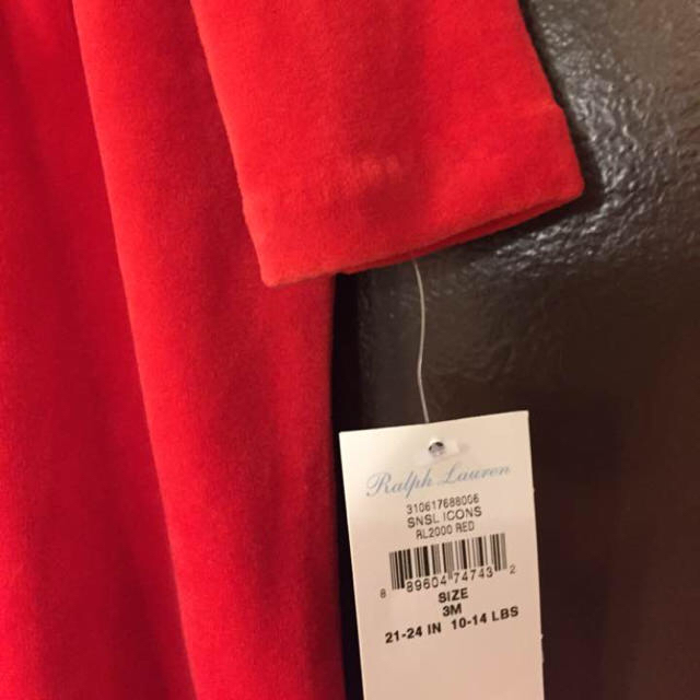 Ralph Lauren(ラルフローレン)の新品 未使用 タグ付き ラルフローレン ロンパース  キッズ/ベビー/マタニティのキッズ/ベビー/マタニティ その他(その他)の商品写真