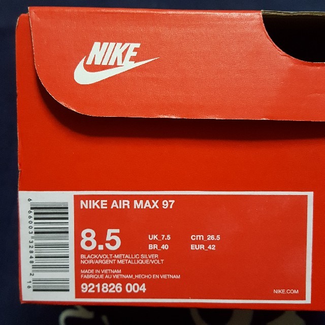 NIKE(ナイキ)のNIKE AIR MAX 97 NEON ネオン エアマックス 新品未使用 メンズの靴/シューズ(スニーカー)の商品写真
