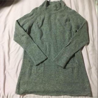 ザラ(ZARA)のZARA  100%wool  チュニックみたぃなトップス グレー 着用少ない(ニット/セーター)