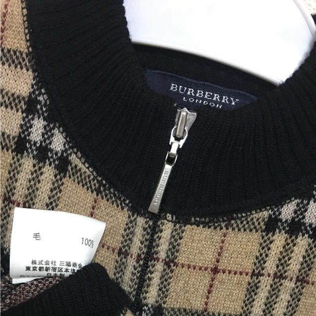 BURBERRY(バーバリー)の専用！バーバリー☆チェック柄 アウター セーター☆ラルフローレン グッチ  キッズ/ベビー/マタニティのキッズ服男の子用(90cm~)(ジャケット/上着)の商品写真