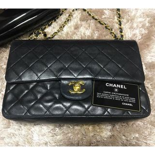 シャネル(CHANEL)のMS8888様  クラシックフラップチェーンバッグ ブラック(ショルダーバッグ)