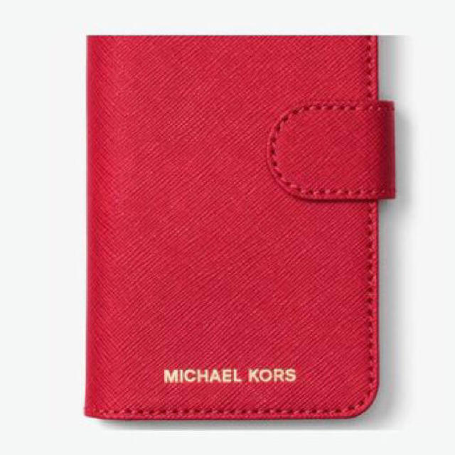 Michael Kors(マイケルコース)の【amuさま専用】SALE!!Michael Kors◆iPhone 7 red スマホ/家電/カメラのスマホアクセサリー(iPhoneケース)の商品写真