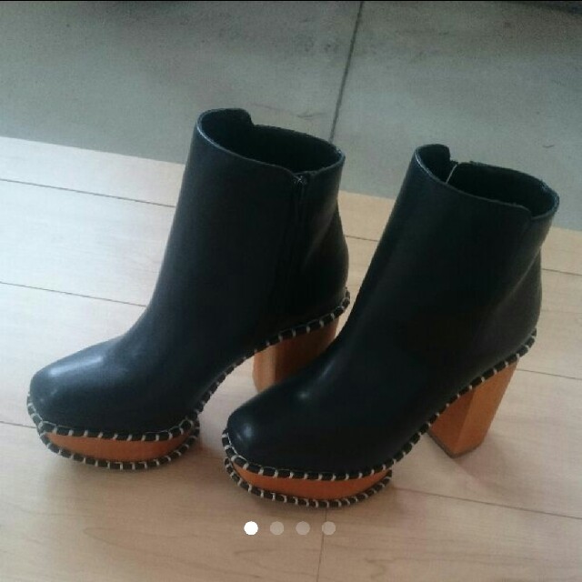 moussy - moussy wooden heel boots