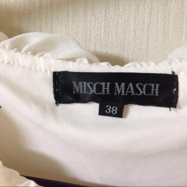 MISCH MASCH(ミッシュマッシュ)のミッシュ♡ボウタイ付きシフォンブラウス レディースのトップス(シャツ/ブラウス(半袖/袖なし))の商品写真