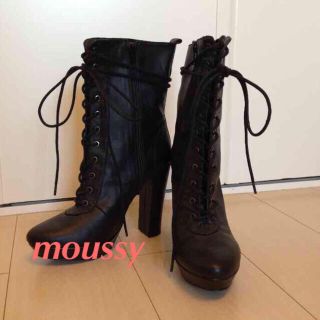 マウジー(moussy)のmoussy♡編上げブーツ(ブーツ)