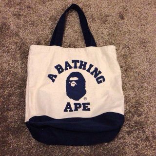 アベイシングエイプ(A BATHING APE)のエイプ APE トートバッグ キャンパス(トートバッグ)