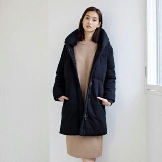 アズールバイマウジー(AZUL by moussy)の【新品】中綿ロングブルゾン ロングコート(ロングコート)