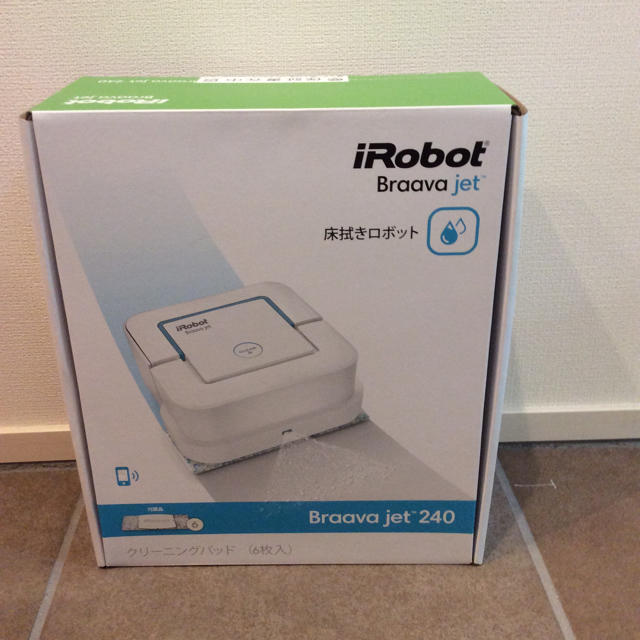 iRobot(アイロボット)のiRobot Braava jet 240【新品未使用品】 ブラーバ スマホ/家電/カメラの生活家電(掃除機)の商品写真