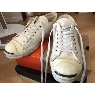 コンバース(CONVERSE)の80s Converse JACK purcell ビンテージ US 8 1/2(スニーカー)