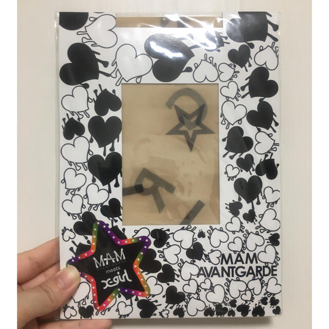 X-girl(エックスガール)の最終価格X-girl ALPHABET LOGO TIGHTS 20D レディースのレッグウェア(タイツ/ストッキング)の商品写真