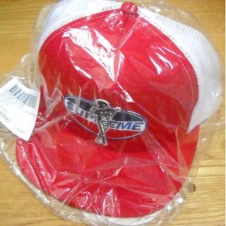 シュプリーム(Supreme)のHYSTERIC GLAMOUR Supreme キャップ　赤レッド(キャップ)