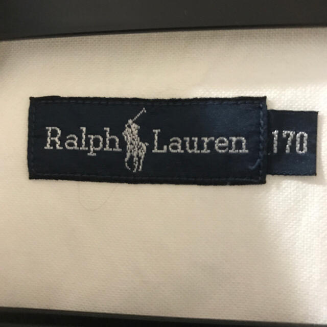 Ralph Lauren(ラルフローレン)のラルフローレン キッズ170長袖白オックスフォードシャツ キッズ/ベビー/マタニティのキッズ服男の子用(90cm~)(ブラウス)の商品写真