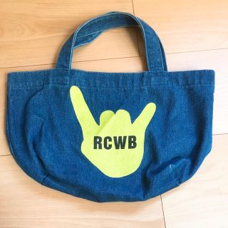 ロデオクラウンズワイドボウル(RODEO CROWNS WIDE BOWL)のバック▷RCWB(トートバッグ)