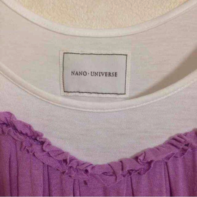 nano・universe(ナノユニバース)のナノ ユニバース バイカラーカットソー レディースのトップス(カットソー(半袖/袖なし))の商品写真