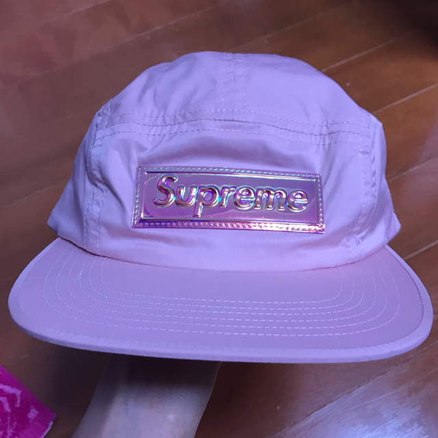 Supreme(シュプリーム)のsupreme💓キャンプハットピンク レディースの帽子(キャップ)の商品写真