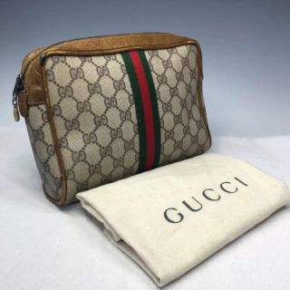 グッチ(Gucci)のGUCCI グッチ GG柄 シェリーライン クラッチバッグ(クラッチバッグ)