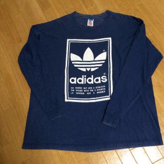 アディダス(adidas)のadidasメンズXLロンT(Tシャツ(長袖/七分))