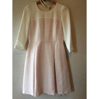 レッセパッセ(LAISSE PASSE)の🌈【新品】レッセ・パッセ🌸ツイードワンピース👗(ひざ丈ワンピース)