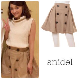 スナイデル(SNIDEL)のsnidel★トレンチライクミニスカート(ミニスカート)