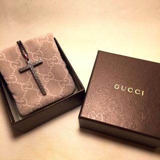 グッチ(Gucci)の最終値下げ！美品 グッチ  クロス ネックレス ディアマンテ モチーフ(ネックレス)