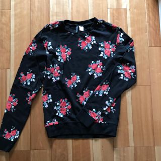 エイチアンドエム(H&M)のH&M 花柄ロンティー トップス(カットソー(長袖/七分))