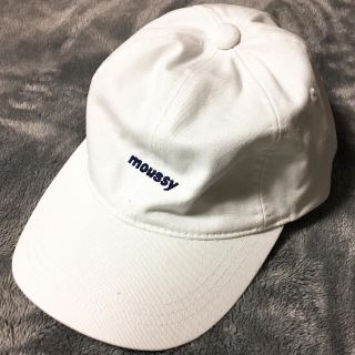 マウジー(moussy)の【K.❤︎様】moussy キャップ ホワイト(キャップ)