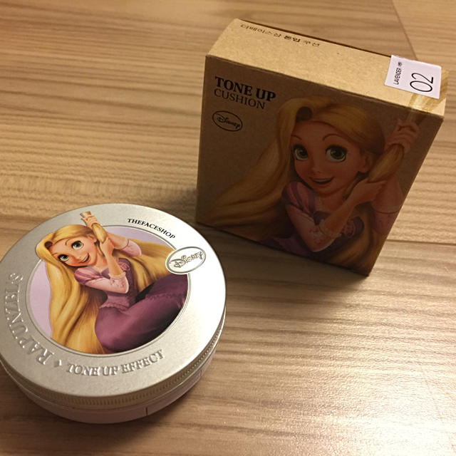 THE FACE SHOP(ザフェイスショップ)の新品☆ザフェイスショップ ラプンツェル トーンアップクッション ディズニー コスメ/美容のベースメイク/化粧品(化粧下地)の商品写真