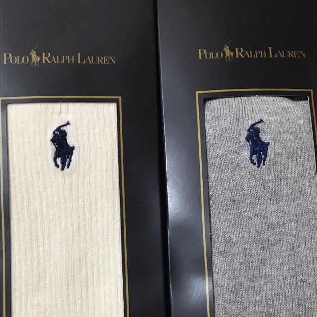 POLO RALPH LAUREN(ポロラルフローレン)の新品 ポロラルフローレン 靴下 三足セット メンズのレッグウェア(ソックス)の商品写真