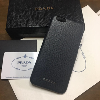 プラダ(PRADA)のプラダ🌟iPhone6・6S対応スマホケース ネイビー(iPhoneケース)