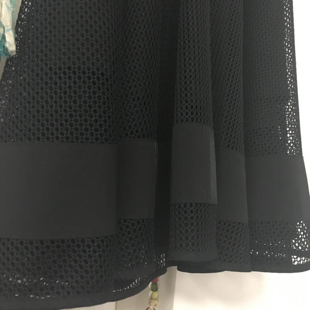 KBF(ケービーエフ)のthpry+color メッシュフレアスカート レディースのスカート(ロングスカート)の商品写真