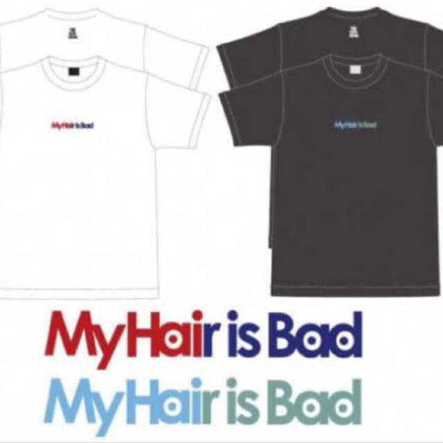 My Hair is Bad ミニロゴ Tee 。 エンタメ/ホビーのタレントグッズ(ミュージシャン)の商品写真